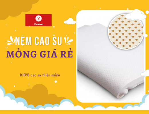 nệm cao su mỏng giá rẻ